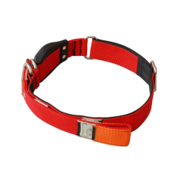 WowWow Hundehalsband mit integrierter Leine Rot