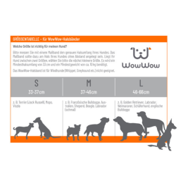 WowWow Hundehalsband mit integrierter Leine Rot