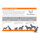 WowWow Hundehalsband mit integrierter Leine Rot