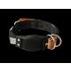 WowWow Hundehalsband mit integrierter Leine Schwarz