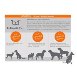 WowWow Hundehalsband mit integrierter Leine Orange