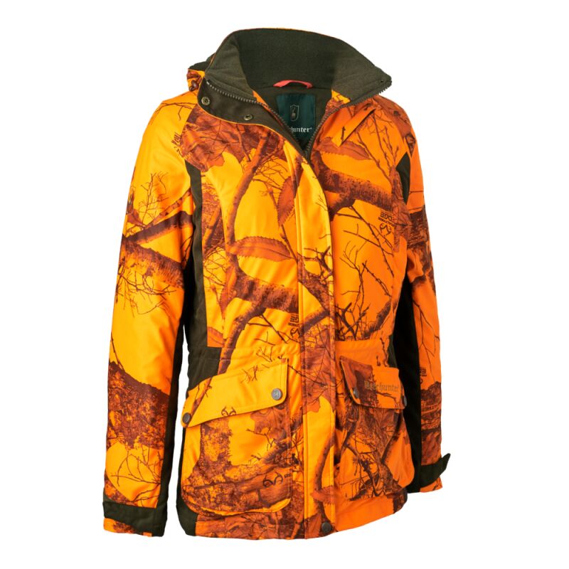 Deerhunter Damen Drckjagd Winterjacke Lady Estelle Realtree Edge orange