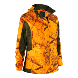 Deerhunter Damen Dr&uuml;ckjagd Jacke Lady Estelle Realtree Edge Orange 40