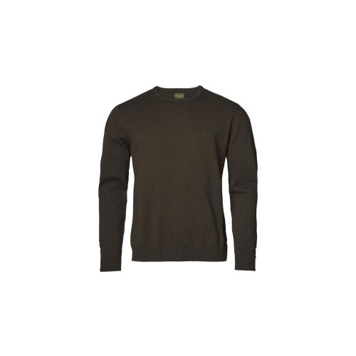 Chevalier Herren Pullover Gaup Cotton RN Braun