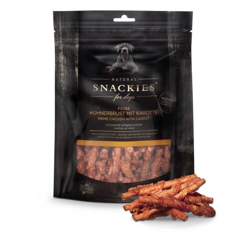 Snackies Hundesnack Feine Hühnerbrust mit Karotte 180g