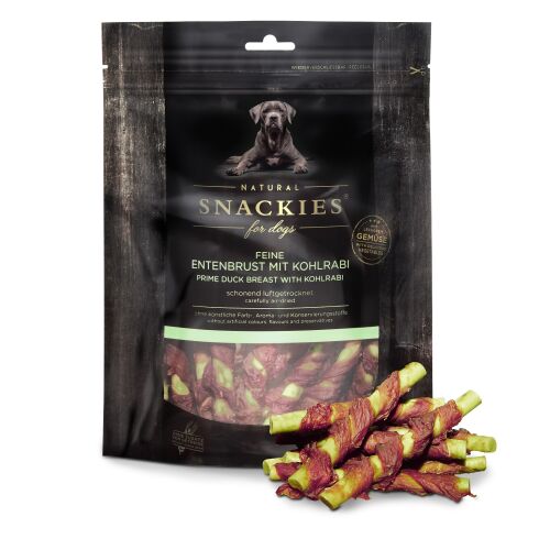 Snackies Hundesnack Feine Entenbrust mit Kohlrabi 180g