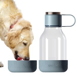 Asobu - Dog Bowl - Flasche aus Tritan mit Hundenapf 1,5...