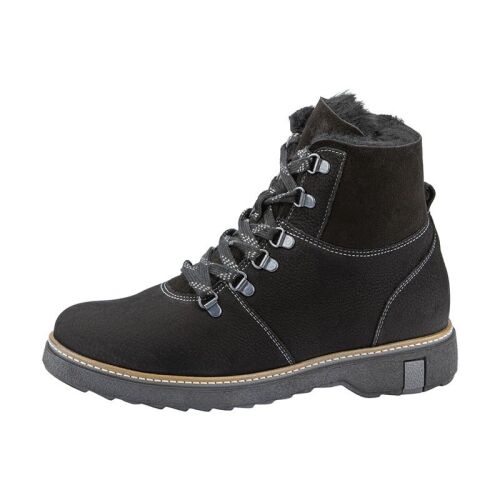 Waldläufer Damen-Schnürstiefel Hitomi Schwarz 5 UK - 38 EU