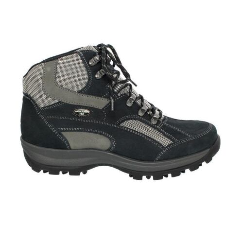 Waldläufer Damen Schnürstiefel Holly Notte Basalt Silber