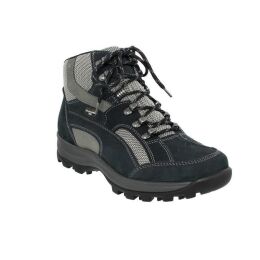 Waldl&auml;ufer Damen Schn&uuml;rstiefel Holly Notte Basalt Silber 5 UK - 38 EU