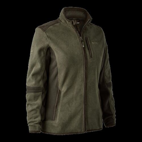 Deerhunter Damen Wende-Fleecejacke Lady Pam Graphite green 48