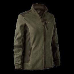 Deerhunter Damen Wende-Fleecejacke Lady Pam Graphite green 48