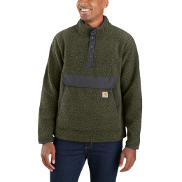 Carhartt Herren Fleece Pullover Relaxed Fit Basil Heather L