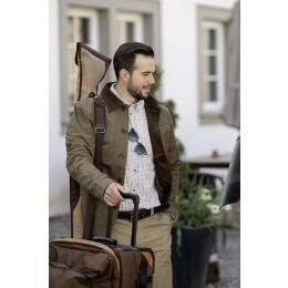 Blaser Herren Hemd Juno oliv/beige kariert