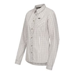 Blaser Damen Bluse Juna oliv/beige kariert 36