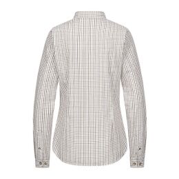 Blaser Damen Bluse Juna oliv/beige kariert 36