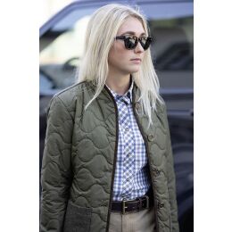 Blaser Damen Bluse Juna oliv/blau kariert 34