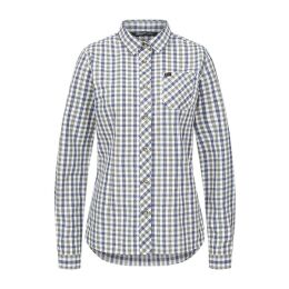 Blaser Damen Bluse Juna oliv/blau kariert 34