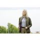 Blaser Damen Bluse Juna oliv/blau kariert 38