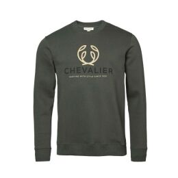 Chevalier Herren Logo Sweatshirt Midnight pine