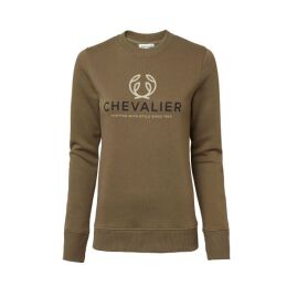 Chevalier Damen Logo Sweater Primeval forest