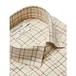 Chevalier Damenbluse Ashley Shooting Fit Soft Pink Tattersall 42
