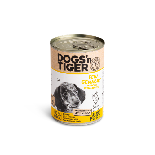 Dogs `n Tiger Welpennassfutter Fein gemacht!