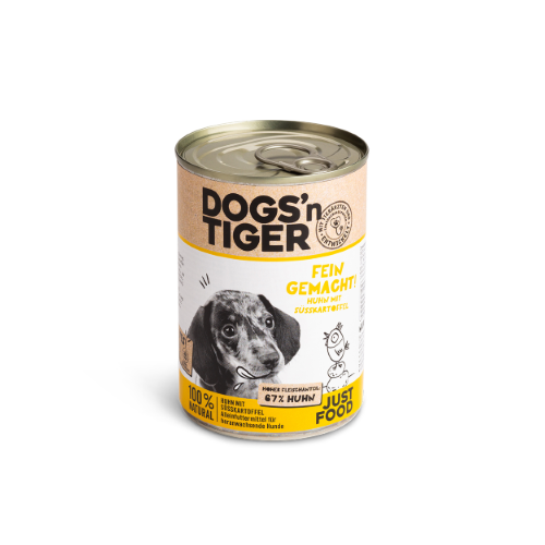 Dogs `n Tiger Welpennassfutter Fein gemacht! 800g