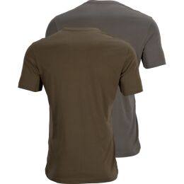 Hrkila Herren Graphic T-Shirt 2er-Pack Willow green/Grey 4XL