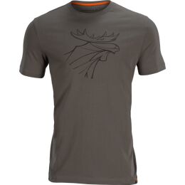 Hrkila Herren Graphic T-Shirt 2er-Pack Willow green/Grey 4XL