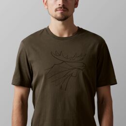 Hrkila Herren Graphic T-Shirt 2er-Pack Willow green/Grey 4XL