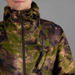 H&auml;rkila Herren Fleecehoodie Deer Stalker Camo AXIS MSP@Forest green M