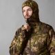Härkila Herren Fleecehoodie Deer Stalker Camo AXIS MSP@Forest green M