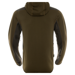 H&auml;rkila Herren Fleecehoodie Deer Stalker Willow green/Shadow brown L