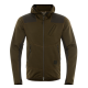 Härkila Herren Fleecehoodie Deer Stalker Willow green/Shadow brown L