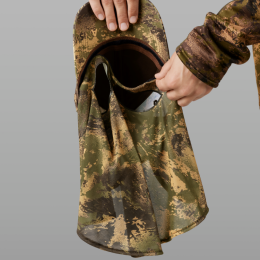 H&auml;rkila Kappe Deer Stalker Camo mit Tarnnetz