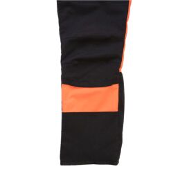 Kruedener Herren Keilerschutzhose Warnrot 106