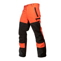 Kruedener Damen Keilerschutzhose Warnrot 48