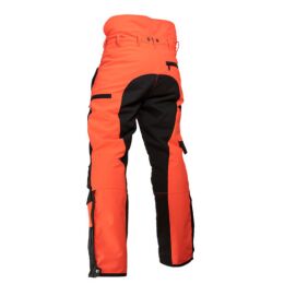 Kruedener Damen Keilerschutzhose Warnrot 48