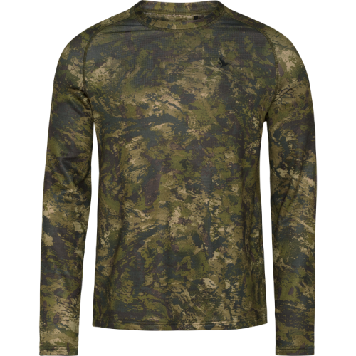 Seeland Herren Active Camo Langarmshirt InVis green L