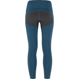 Fj&auml;llr&auml;ven Damen Leggings Abisko Trekking Tights Pro Indigo Blue-Iron Grey M