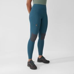 Fj&auml;llr&auml;ven Damen Leggings Abisko Trekking Tights Pro Indigo Blue-Iron Grey XL