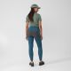 Fjällräven Damen Leggings Abisko Trekking Tights Pro Indigo Blue-Iron Grey XL