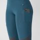 Fjällräven Damen Leggings Abisko Trekking Tights Pro Indigo Blue-Iron Grey XL