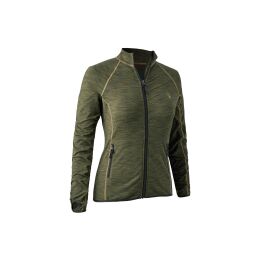 Deerhunter Lady Insulated Fleece Jacke Green melange 34