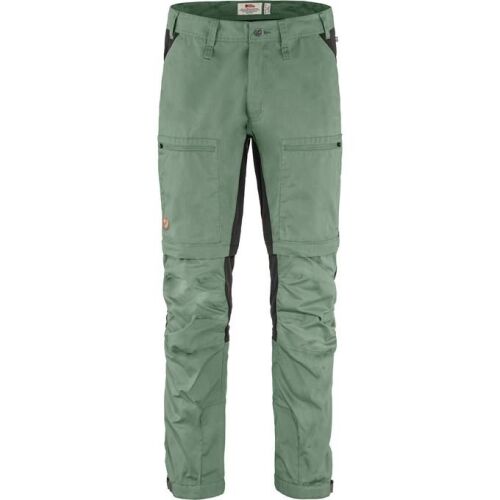 Fjällräven Herrenhose Abisko Lite Trekking Zip-off M Reg Patina Green-Dark Grey 56