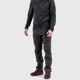 Fj&auml;llr&auml;ven Herrenhose Abisko Lite Trekking Zip-off M Reg Patina Green-Dark Grey 56