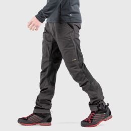 Fj&auml;llr&auml;ven Herrenhose Abisko Lite Trekking Zip-off M Reg Patina Green-Dark Grey 56