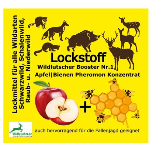 Wildlutscher Flüssigköder Booster Nr.1 Apfel/ Bienen Pheromone 20 ml