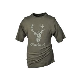 Hubertus T-Shirt Platzhirsch Oliv